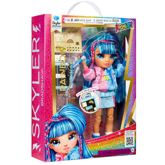 Ляльки - Лялька Rainbow high Junior High Rockband Скайлер (565215)#6