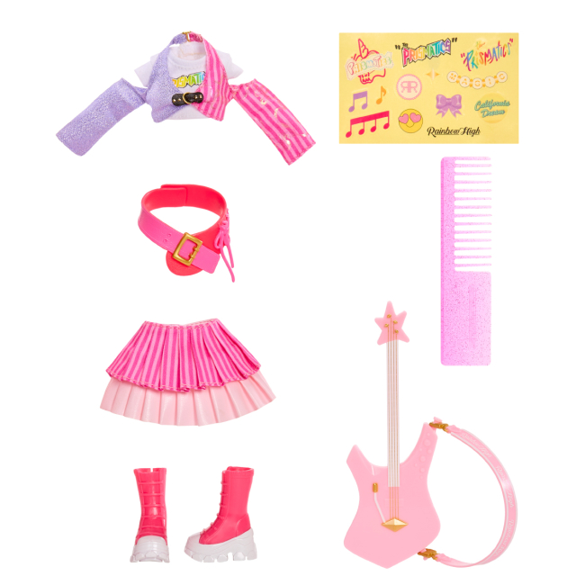 Ляльки - Лялька Rainbow high Junior High Rockband Белла (565659)#4