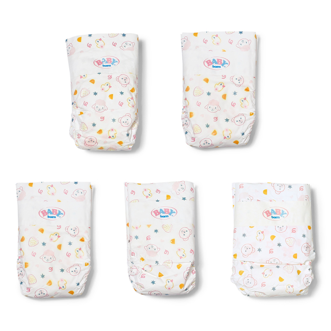 Одяг та аксесуари - Підгузки для ляльки Baby Born 5 шт (838358)#2