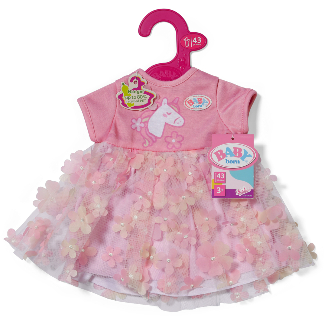 Одяг та аксесуари - Одяг для ляльки Baby Born Сукня Квіткові мрії (839393)#2