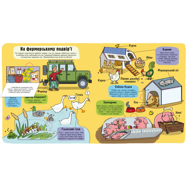 Книги для найменших (0-3 років) - ​Книжка «Маленькі дослідники. Ферма» Тетяна Кузьменко (9786177563685)#3