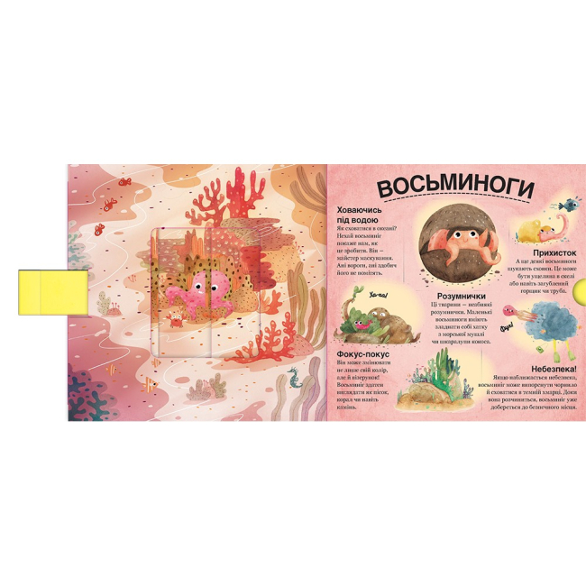 Книги для самых маленьких (0-3 года) - ​Книжка «Хто ховається між листям й у воді» Павла Ганачкова (9786177563999)#3