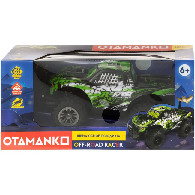 Радиоуправляемые модели - Машинка Otamanko Вездеход Off-Road racer Зеленый (4820242927745)#4