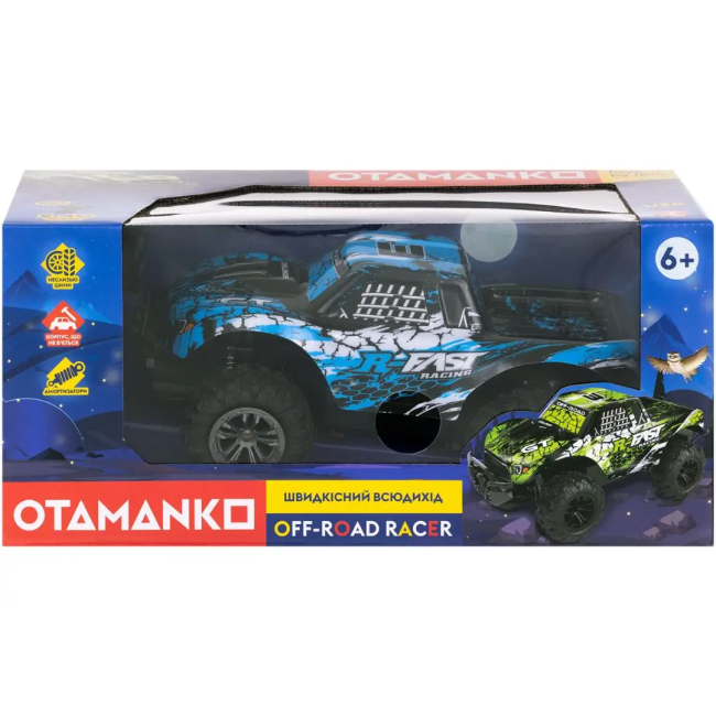 Радиоуправляемые модели - Машинка Otamanko Вездеход Off-Road Racer Синий (4820242927752)#4