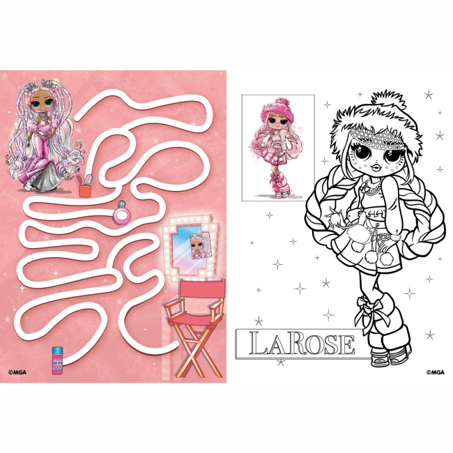 Раскраски и активитибуки (2-6 лет) - Розмальовка Ідейка Fashion Show LaRose (LCB2)#3