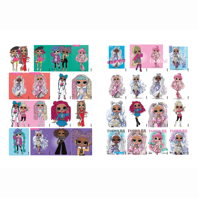 Раскраски и активитибуки (2-6 лет) - Розмальовка Ідейка Fashion Show Missy Frost (LCB3)#2