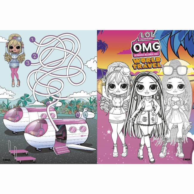 Раскраски и активитибуки (2-6 лет) - Розмальовка Ідейка Travel City Babe (LCB4)#3