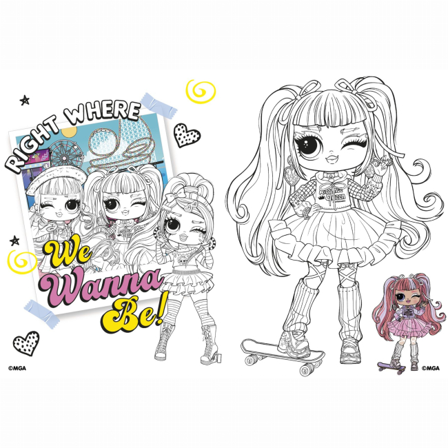 Раскраски и активитибуки (2-6 лет) - Розмальовка Ідейка Tweens Emma Emo (LCB8)#3