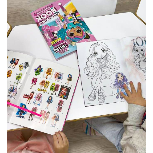 Раскраски и активитибуки (2-6 лет) - Розмальовка Ідейка Tweens Emma Emo (LCB8)#4