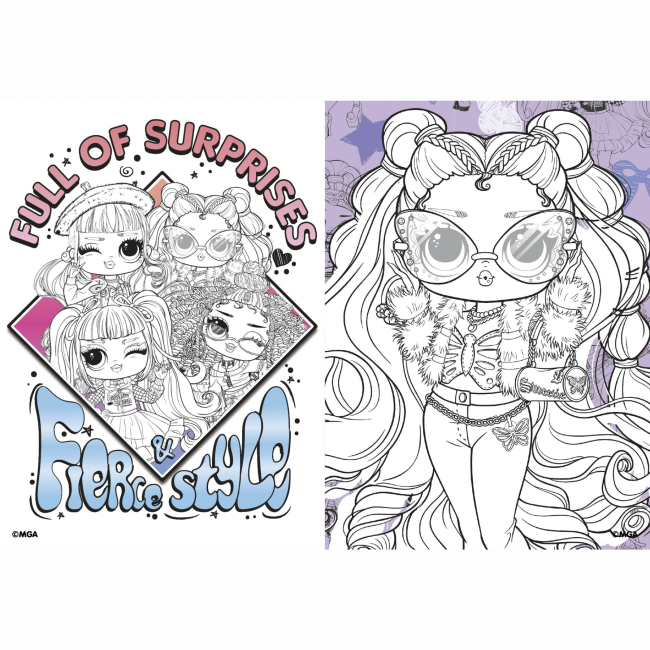 Раскраски и активитибуки (2-6 лет) - Розмальовка Ідейка Tweens Ali Dance (LCB9)#3