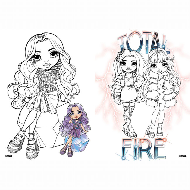 Розмальовки та актівітібуки (2-6 років) - Розмальовка Ідейка The creative Rainbow (LCB12)#3