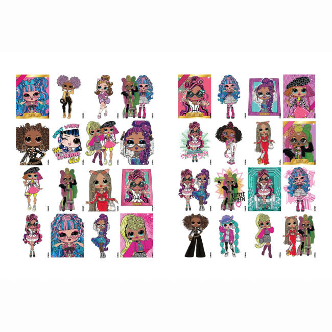 Раскраски и активитибуки (2-6 лет) - Розмальовка Ідейка LOL OMG Queens (LCB14)#2