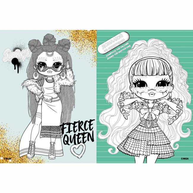 Раскраски и активитибуки (2-6 лет) - Розмальовка Ідейка LOL OMG Queens 2 (LCB15)#3