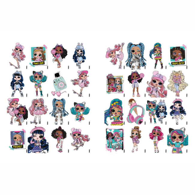 Раскраски и активитибуки (2-6 лет) - Розмальовка Ідейка Skate Dance 2 Tweens (LCB16)#2