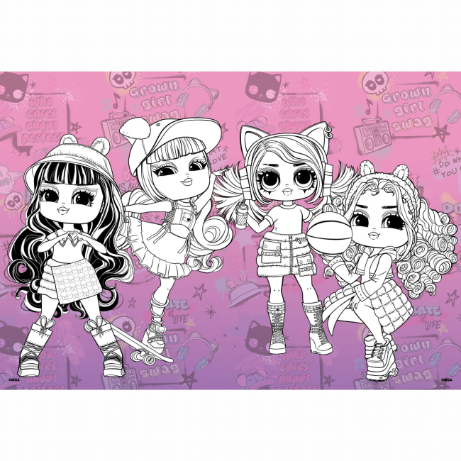 Раскраски и активитибуки (2-6 лет) - Розмальовка Ідейка Skate Dance 2 Tweens (LCB16)#3