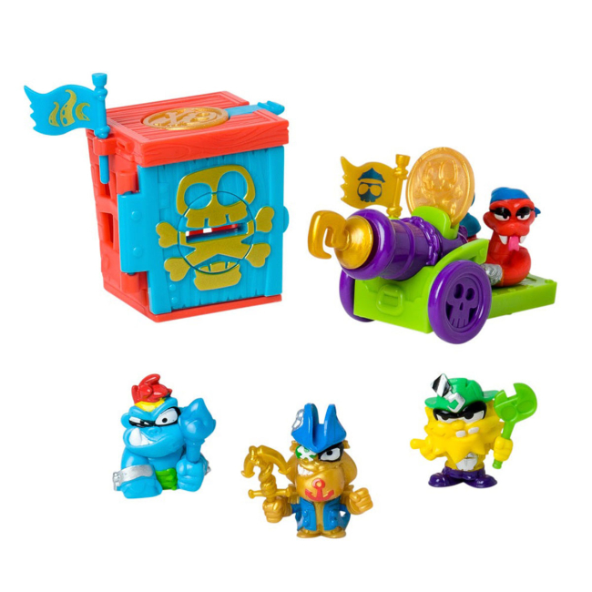 Фигурки персонажей - Набор-сюрприз Piratix Golden treasure Пиратские приключения (PPX1D226IN00)#4