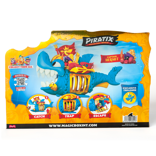 Фигурки персонажей - Игровой набор Piratix S Королевская акула (PPXSP112IN10)#7