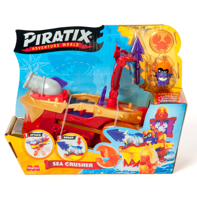 Фигурки персонажей - Игровой набор Piratix S Пиратский корабль Морской громовержец (PPXSP114IN20)#4