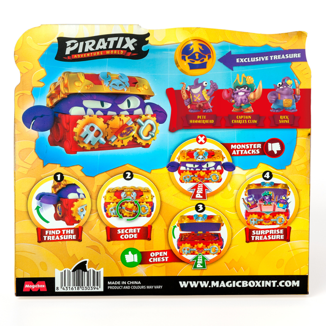 Фигурки персонажей - Игровой набор Piratix S Сундук с сокровищами (PPXSP116IN00)#8