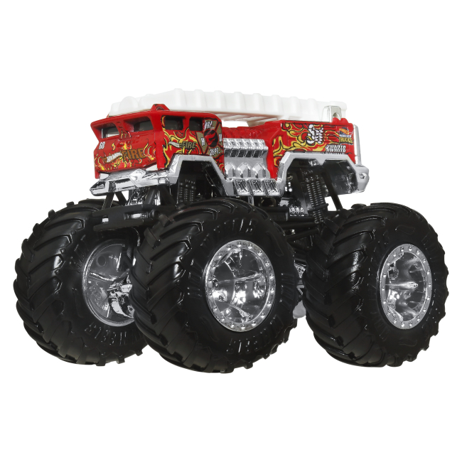 Автомоделі - Набір машинок Hot Wheels Monster Trucks Tiger shark vs 5 Alarm (FYJ64/JCC76)#3
