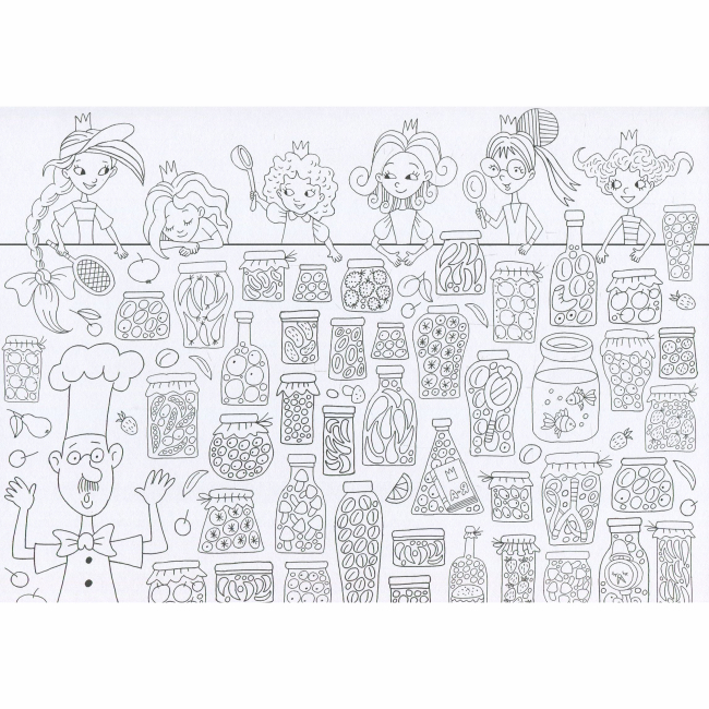 Розмальовки та актівітібуки (2-6 років) - ​Книжка «Принцески. Не просто розмальовка» Василь Федієнко (9789664295137)#2