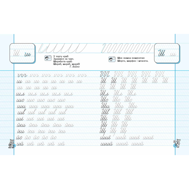 Навчальна література - Книжка «Каліграфічні прописи. Зошит-шаблон» Василь Федієнко (9789664295588)#2