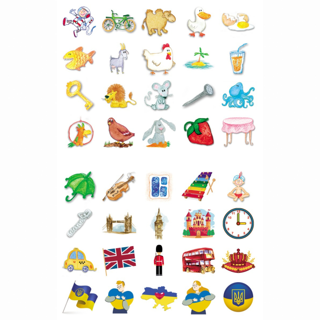 Учебная литература - Книжка «Мініпрописи з наліпками. Пишу англійською легко» (9789664299227)#2