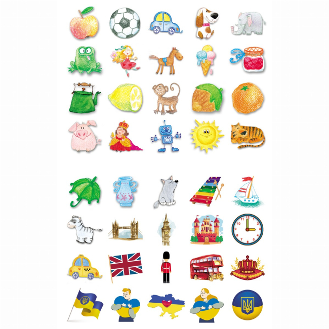 Навчальна література - Книжка «Мініпрописи з наліпками. Пишу англійською по клітинках» (9789664299234)#2