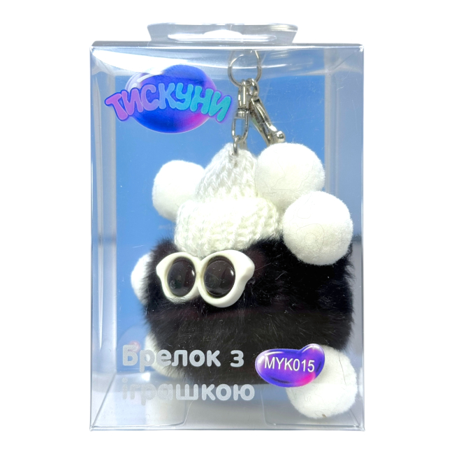 Брелоки - Брелок Тискуни чорний 8 см (MYK015)#2