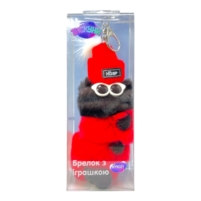 Брелоки - Брелок Тискуни червоний 15 см (MYK021)#2