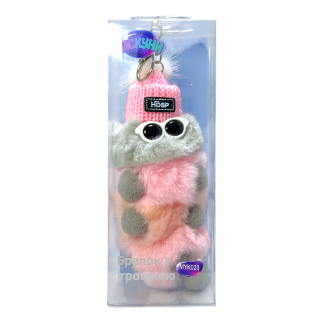 Брелоки - Брелок Тискуни розовый 15 см (MYK023)#2