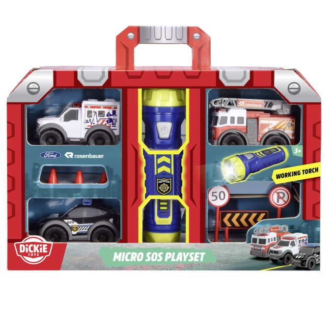 Транспорт и спецтехника - ​Игровой набор Dickie Toys SOS Быстрое реагирование Микро (3714024)#2