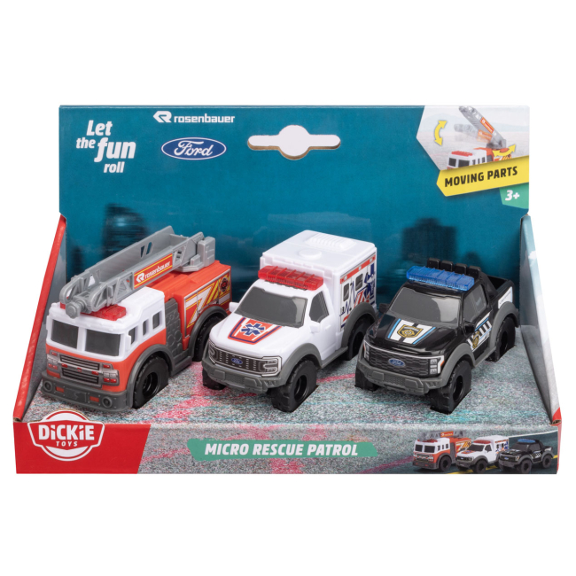 Транспорт и спецтехника - ​Игровой набор Dickie Toys Быстрое реагирование Микро (3712031)#2