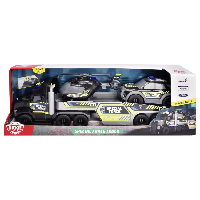 Транспорт и спецтехника - ​Игровой набор Dickie Toys Спецназначение Грузовик с транспортом (3719034)#2