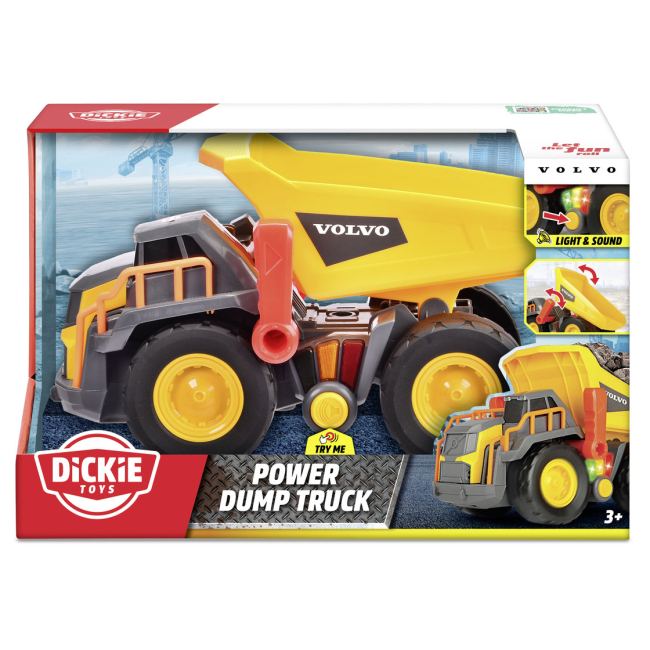 Транспорт и спецтехника - ​Автомодель Dickie Toys Самосвал Вольво Строительная сила (3725013)#2