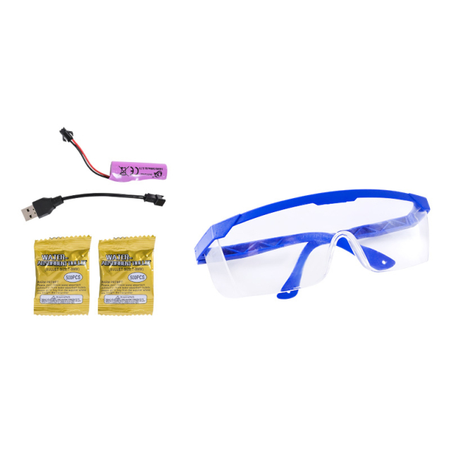 Стрелковое оружие - Игрушечный автомат Країна Іграшок Гелевые снаряды белый (668A/2)#2