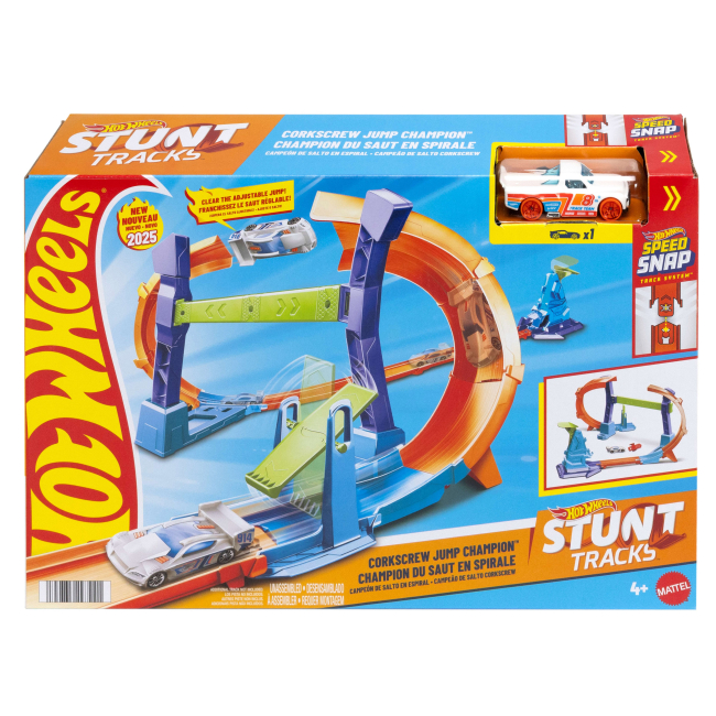 Автотреки - Ігровий набір Hot Wheels Stunt tracks Чемпіон неймовірних стрибків (JFH36)#5