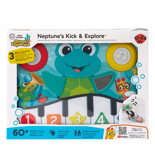 Розвивальні іграшки - Розвивальна іграшка Baby Einstein Neptune's kick and explore (12926)#2