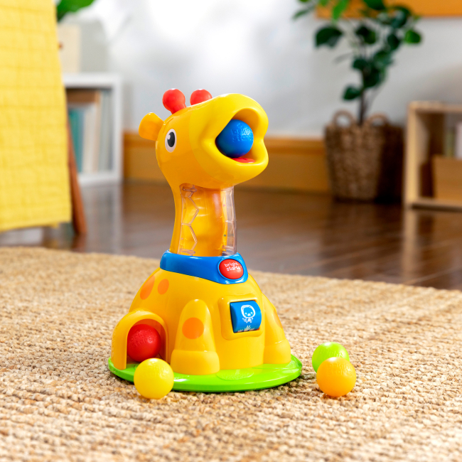 Развивающие игрушки -  Музыкальная игрушка Bright Starts Spinnin’ spots giraffe (17410)#2