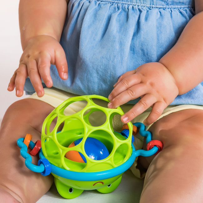 Погремушки, прорезыватели - Погремушка Oball Лягушонок (10063)#3