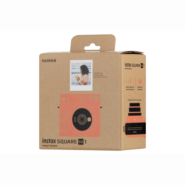 Фотоаппараты - Фотокамера мгновенной печати Fujifilm INSTAX SQ 1 TERRACOTTA ORANGE (16672130)#6