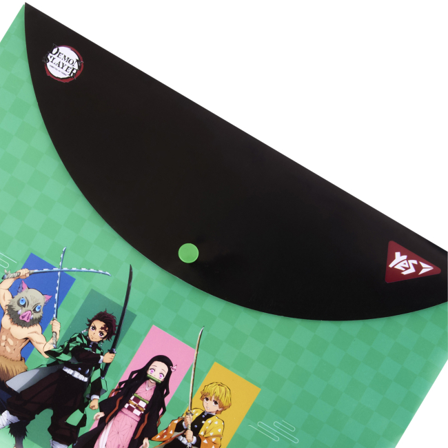 Канцтовары - Папка-конверт Yes Demon slayer на кнопке (492287)#3