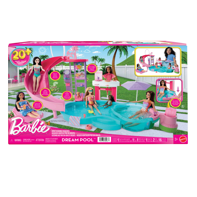 Мебель и домики - Игровой набор Barbie Бассейн мечты (JFP01)#2