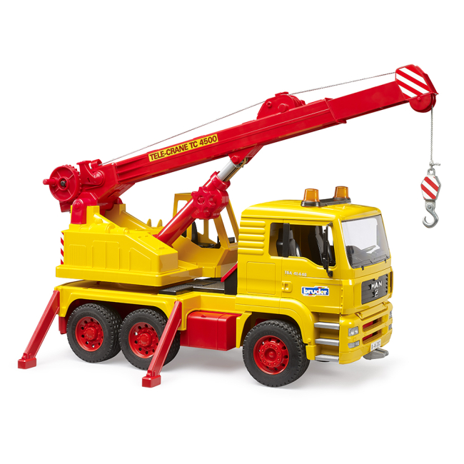 Транспорт и спецтехника - ​Автокран Bruder MAN TGA 50 лет Bruder лимитированная серия (01054)#2