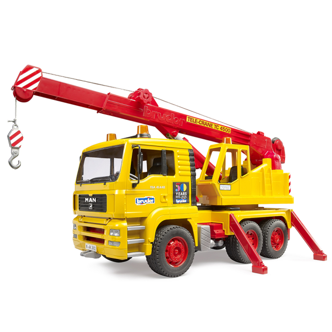 Транспорт и спецтехника - ​Автокран Bruder MAN TGA 50 лет Bruder лимитированная серия (01054)#3