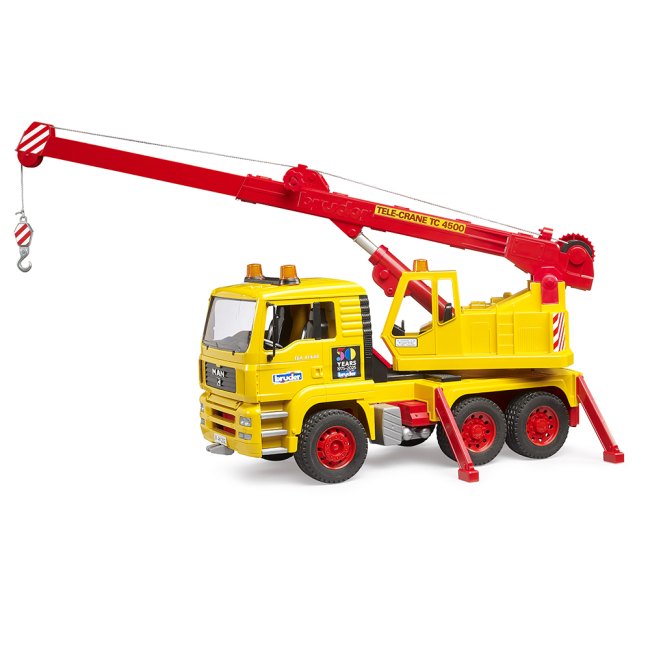 Транспорт и спецтехника - ​Автокран Bruder MAN TGA 50 лет Bruder лимитированная серия (01054)#5