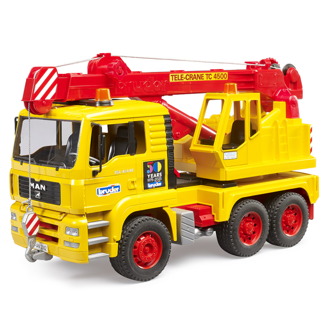 Транспорт и спецтехника - ​Автокран Bruder MAN TGA 50 лет Bruder лимитированная серия (01054)#6