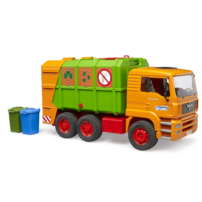 Транспорт и спецтехника - ​Мусоровоз Bruder MAN TGA 50 лет Bruder лимитированная серия (01056)#2