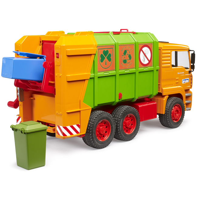 Транспорт и спецтехника - ​Мусоровоз Bruder MAN TGA 50 лет Bruder лимитированная серия (01056)#4