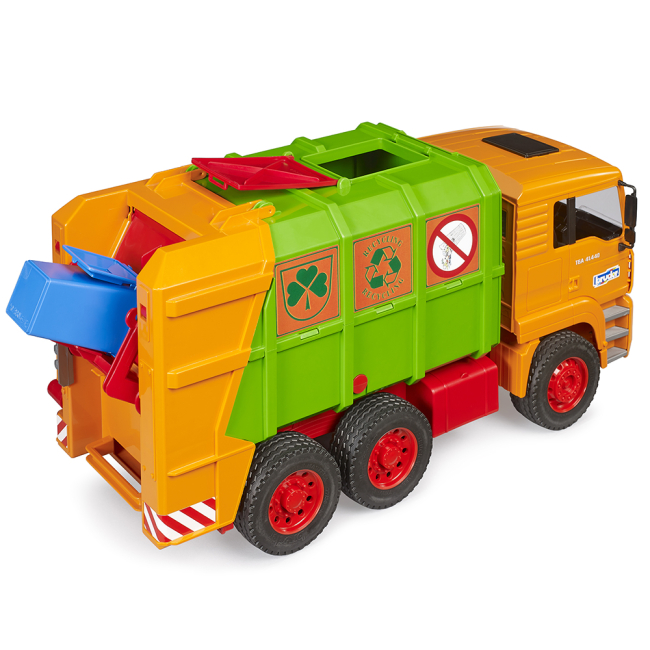 Транспорт и спецтехника - ​Мусоровоз Bruder MAN TGA 50 лет Bruder лимитированная серия (01056)#6